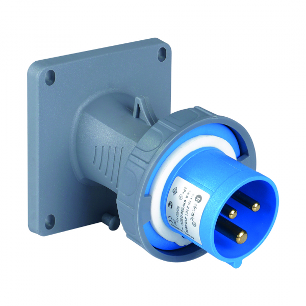 CEE Anbaustecker 85mm 3x32A IP67